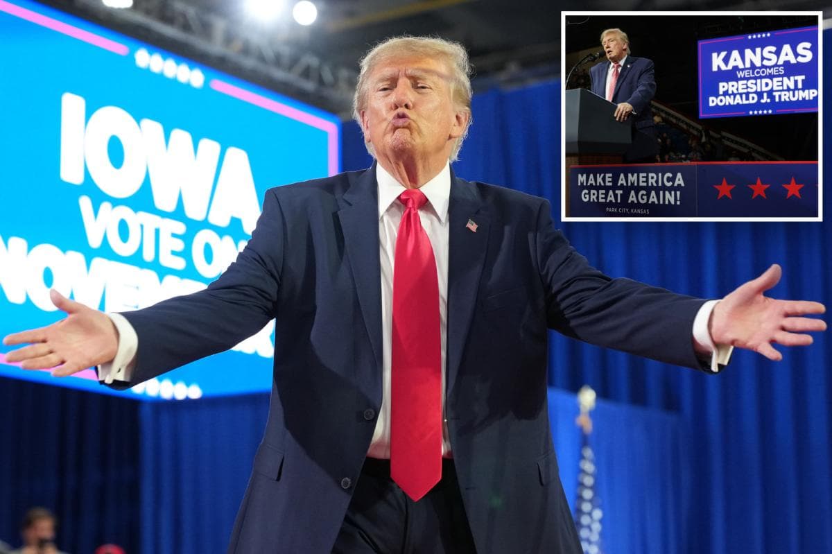 Trump’s Kansas, Iowa rallies back on after being scrapped from pre-midterm schedule