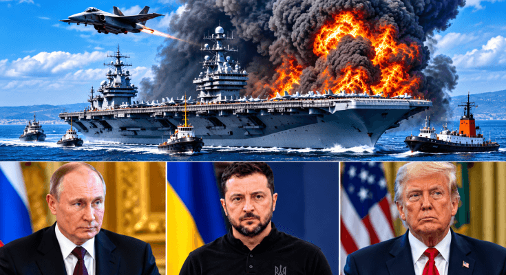 🚨 BREAKING NEWS 🔥Russian Su-57 Pilot Allegedly Destroys a U.S. Aircraft Carrier Carrying 700