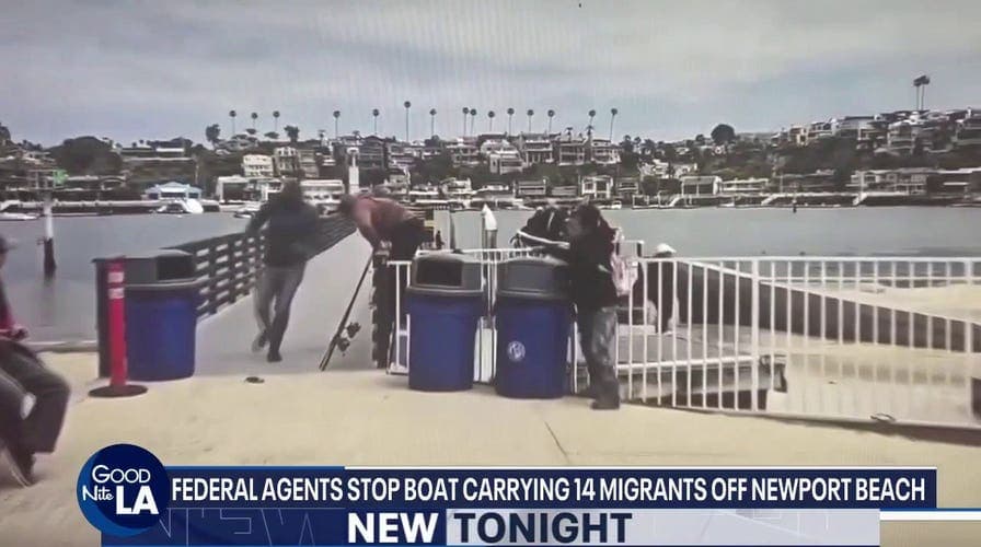 14 suspected illegal aliens intercepted aboard boat off Newport Beach