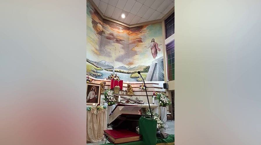 Priest fatally struck by falling crucifix during livestreamed Mass