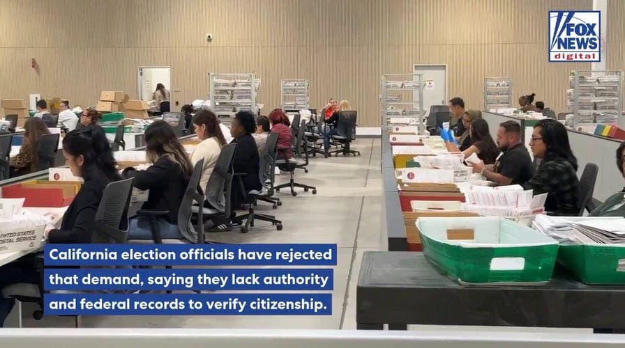 California faces court deadline in Trump administration's noncitizen voter dispute