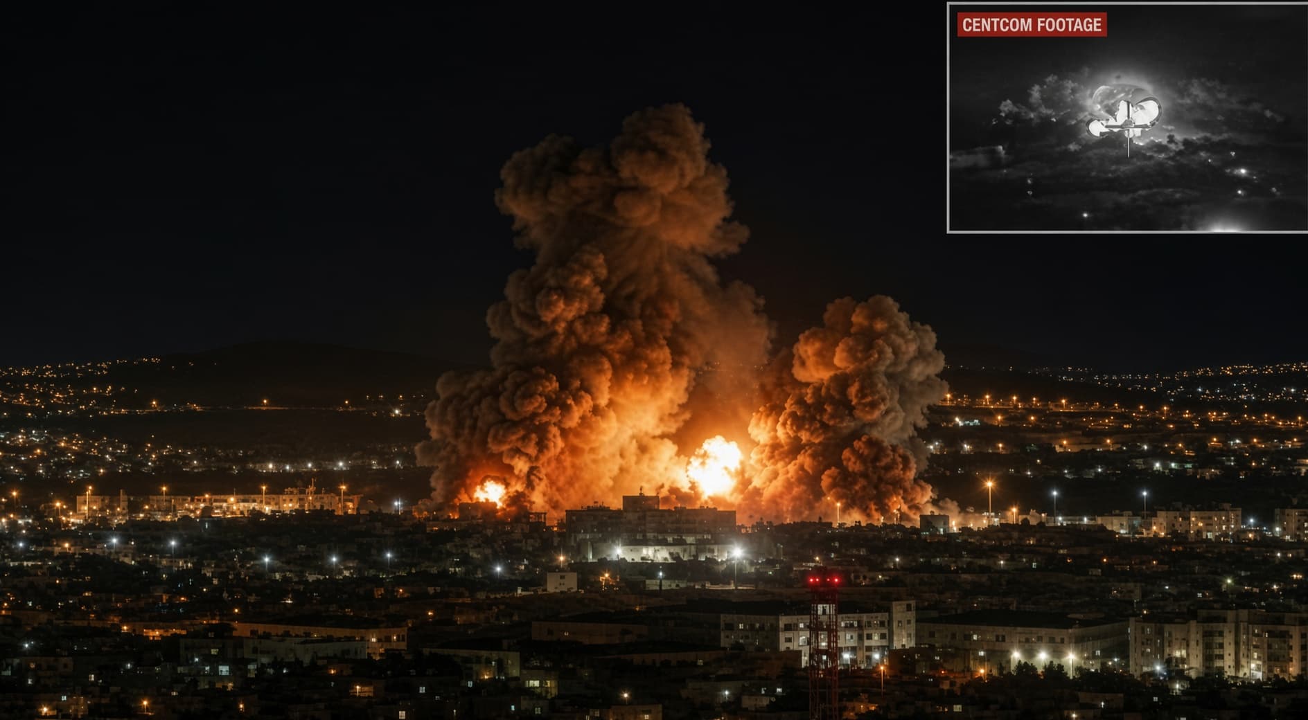 🚨 BREAKING:‼️ U.S. Military Continues Strikes on Iran for Seventh Consecutive Night as Regional Tensions Escalate